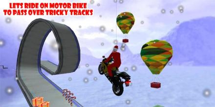 Santa BMX Bike Rider: Tricky Rooftop Stunts截图1