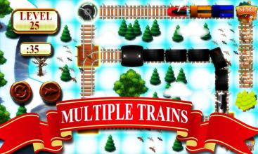 Trains Track Line Builder Maze截图4