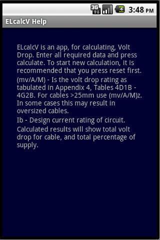 VOLT DROP CALCULATOR BS 7671截图1