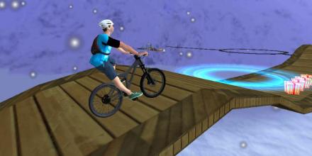 Santa BMX Bike Rider: Tricky Rooftop Stunts截图3