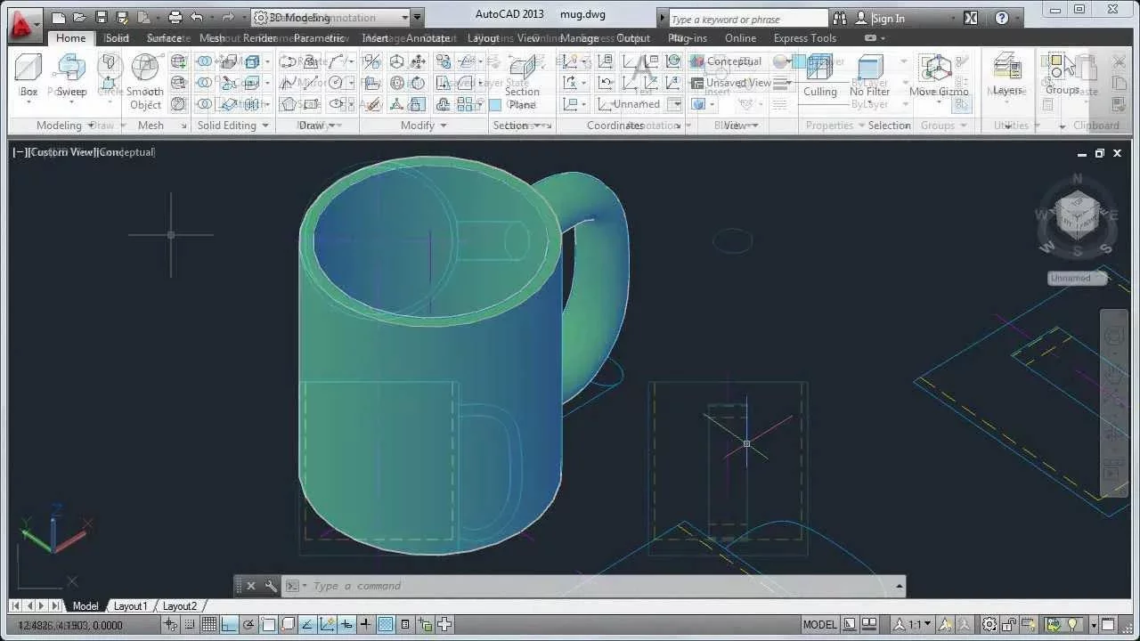 Manual Autocad 2013 3D截图3