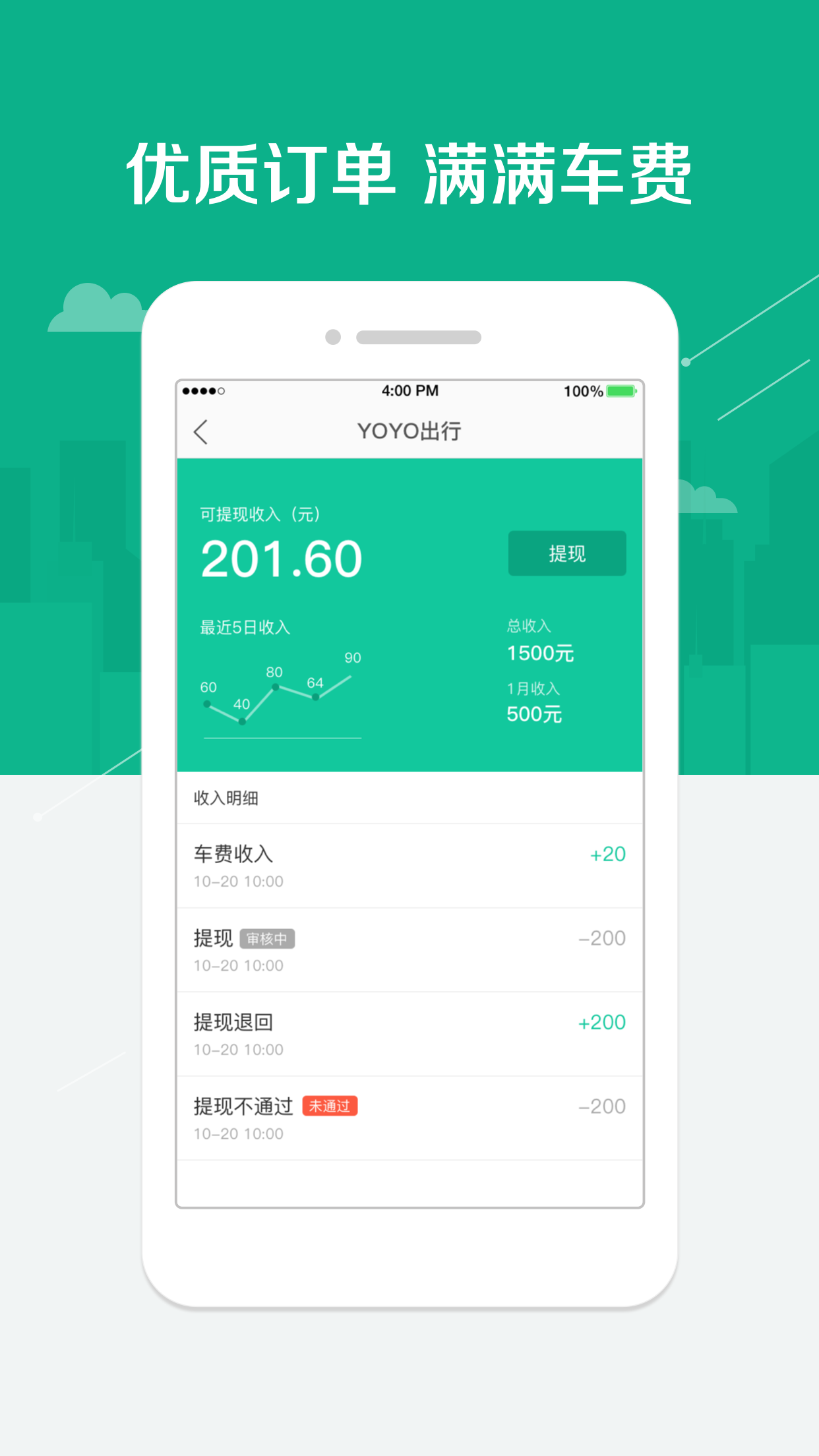 YOYO出行司机端截图4