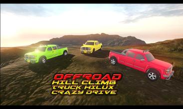 Offroad Hill Climb Truck Hilux Crazy Drive截图1