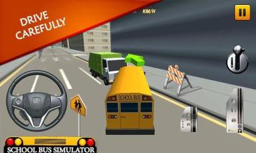 校车驾驶3D模拟 - School Bus Driving截图3