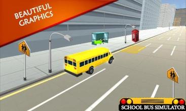 校车驾驶3D模拟 - School Bus Driving截图4