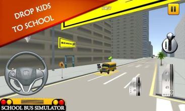 校车驾驶3D模拟 - School Bus Driving截图2