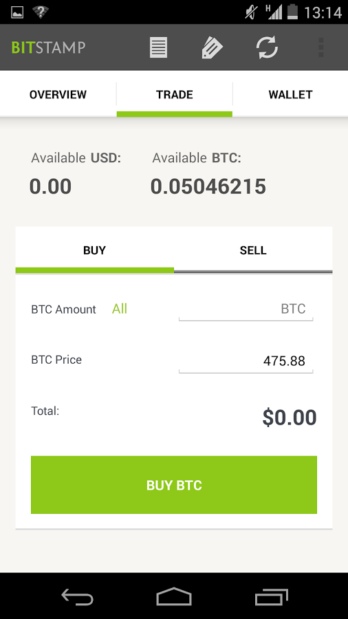 Bitstamp mobile截图3