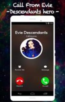 Call From Evie Descendant Hero *OMG SHE ANSWERED*截图
