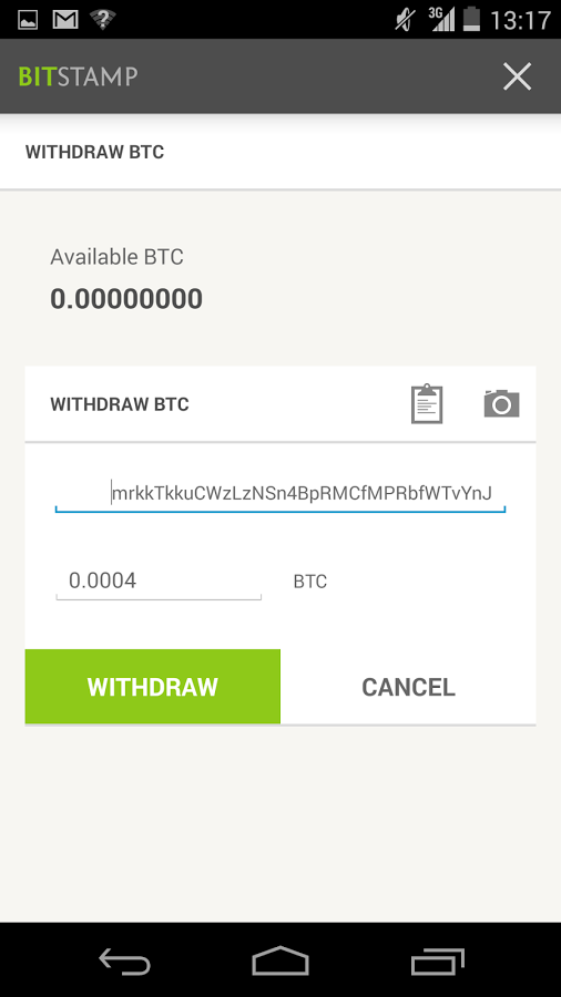 Bitstamp mobile截图7