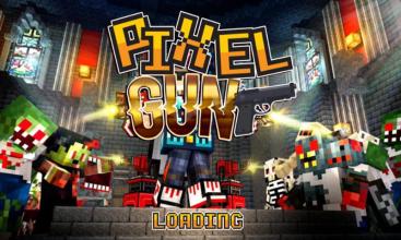 Pixel Combat Gun Block World Shooter截图1