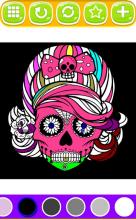 Mandala skull Coloring free book : New Version截图3