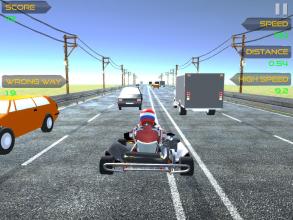 Traffic Go Kart Racer 3D截图5