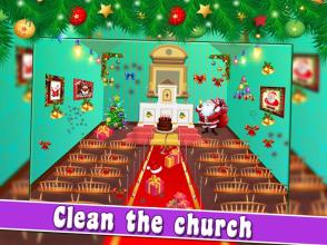 Santa Cleaning the House - Christmas Home Decorate截图2