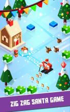 Crossing Santa - Addictive Christmas Skiing game截图1