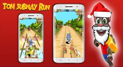 Subway Tom Christmas Running Clash截图1