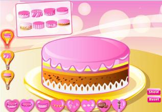 装饰蛋糕 - 游戏的女孩截图1