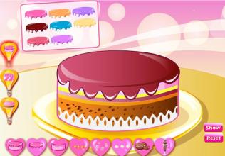 装饰蛋糕 - 游戏的女孩截图2