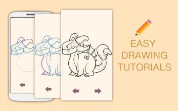 Draw Drawings Legendary Dragons and Monsters Mania截图3