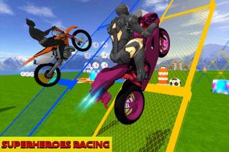 Superheroes Stunts Racing Game截图1