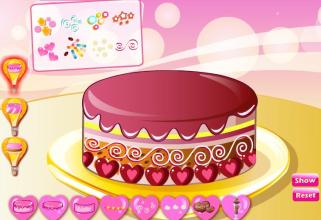 装饰蛋糕 - 游戏的女孩截图3