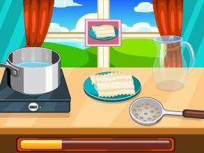 Beef taco lasagna cooking game截图2