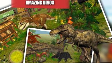 Jurassic Dino Sim : Angry Dinosaur Hunt For Food截图1