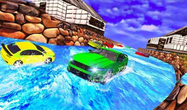 Water Slide Real Car Racing截图2