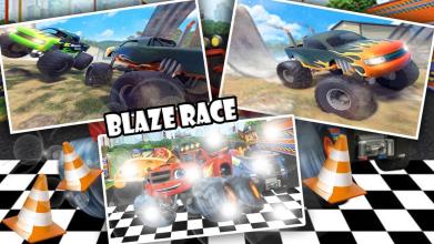 Blaze Monsters Race Car : City Adventure截图1