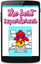 spider superheroes coloring pages game for kids截图4