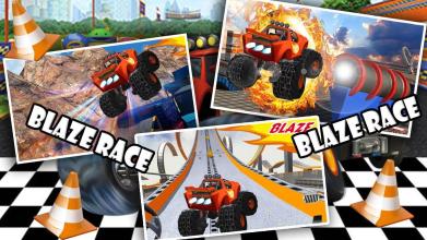 Blaze Monsters Race Car : City Adventure截图2