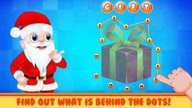 Connect Dots Kids Puzzle Game - Christmas Fun截图1