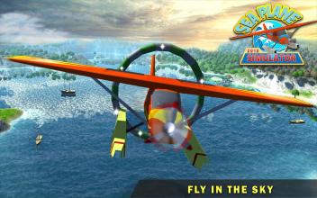 Water Plane Flying Simulator - Seaplane Games截图5