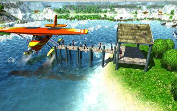 Water Plane Flying Simulator - Seaplane Games截图3