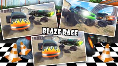 Blaze Monsters Race Car : City Adventure截图3