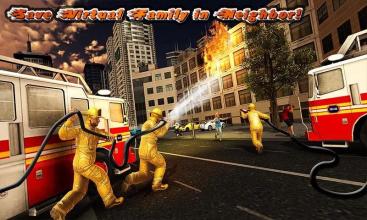 Virtual Firefighter: Family Rescue Hero截图1