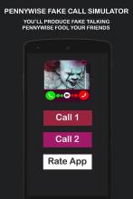 Pennywise Fake Call Simulator截图1