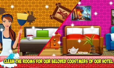 Hotel Manager : Room cleaning & Food Cooking game截图5