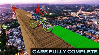 SuperHeroes Bmx Sky Tracks Stunts 2018截图5