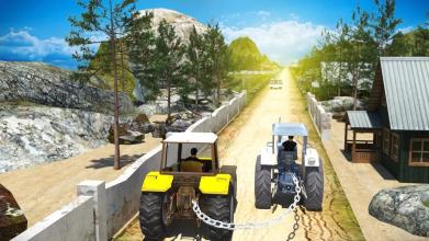 Chained Tractor Offroad : Pull Hill Climb Driving截图5