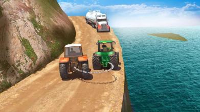 Chained Tractor Offroad : Pull Hill Climb Driving截图4