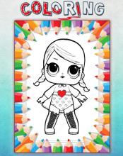 How To Color LOL Doll Surprise -New lol doll games截图3