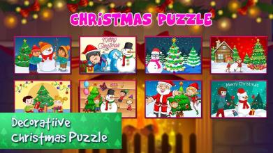 Christmas jigsaw puzzle-preschool kids free截图1