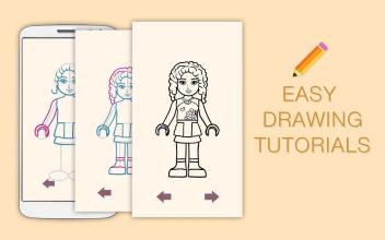 Draw Drawings Best Friends Characters Lego截图2