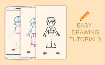 Draw Drawings Best Friends Characters Lego截图1