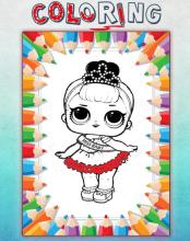 How To Color LOL Doll Surprise -New lol doll games截图1