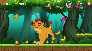 Jungle Lion Hero Adventures Run截图1