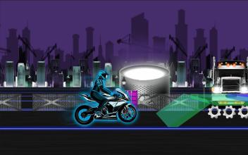 Neon City Bike Race截图2