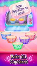 杯形饼 制作者 - 烹饪 饼 童装 游戏截图3