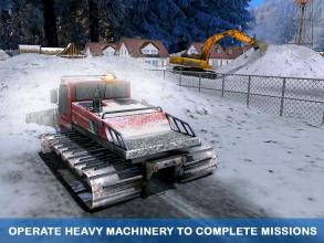 Excavator Pull Tractor: City Snow Cleaner截图4