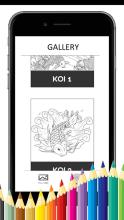 Koi Coloring Book - For Adult截图1